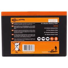 Batteripakke på 9V og 55Ah, ideell for strømforsyning av gjerder.