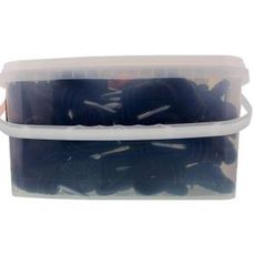 Super ringisolatorer, 100 stk for optimal elektrisk gjerdeytelse.