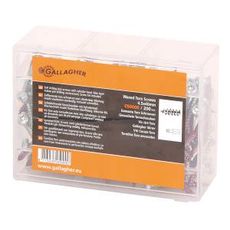 Pakke med 200 skruer ideelle for reparasjoner innen jordbruk og bygging.