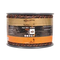 TurboLine tau i terragrønn, 200 meter, holdbart for ulike utendørsapplikasjoner.