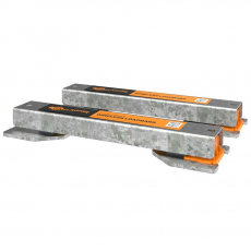 Trådløs lastskenesett for opptil 2500kg, perfekt for bygg- og landbruksarbeid.