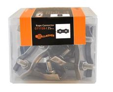 Taukontakter, 25 pakn., for enkel installasjon av elektriske gjerder.