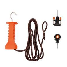 Elastisk tauport i terra for fleksibel inngjerding, tilpasset for ulike bruksområder.