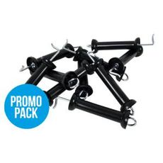 Svart økonomi grindhåndtak N, pakke med 10, for praktisk og enkel bruk.