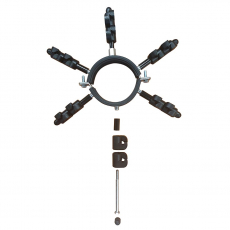 Nedløpsrørsklemme fra Mårdkitt, robust og holdbar for installasjonsbehov.