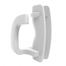 Isolator for Multi tråd stolpe Hvit (20), sikker og holdbar isolasjon for gjerde.