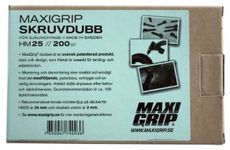 Skruedub, 25 mm, perfekt for sikker festing av utstyr.