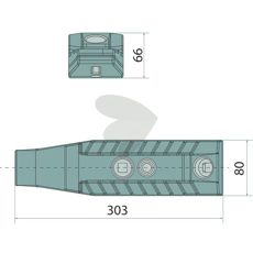 Spiss 310031, holdbar og allsidig, perfekt for ulike applikasjoner innen landbruk.