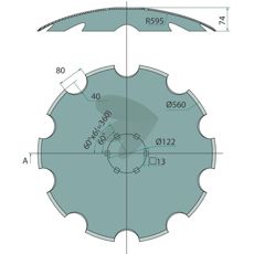 Robust tallerken for jordbearbeiding og forbedret jordstruktur.
