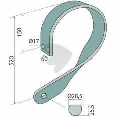 Fjærbolt Høyre 915992