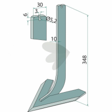 Harpestift med skjær - 405608
