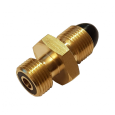 Flaskekobling DIN - POL Tysk - Svensk Gassadapter