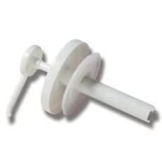Pumpe for enkel dosering av Helosan 1000 g, praktisk og hygienisk.