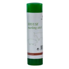 Merkstift grønn, praktisk verktøy for merking i hage og landbruk.