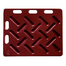 Rød drivplate, 94 x 76 cm, ideell for effektiv drift av maskiner.