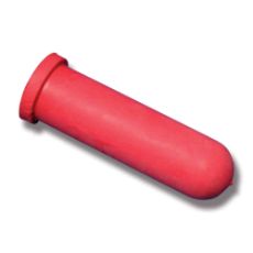 Rød reservenippel til kalvebar, perfekt for kalvefôring.