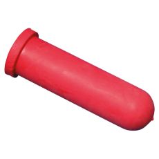 Pakke med 10 røde reservenippler for kalving.