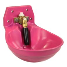 Rosa plastvannkopp Suevia 12P R20, en fargerik vanndeler.