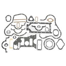 Komplett pakningssett for ulike bruksområder, viktig for reparasjoner.