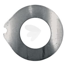 Skive som er avgjørende for å sikre festing av maskindeler.