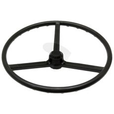 Ergonomisk ratt for maksimalt grep og kontroll av traktoren.