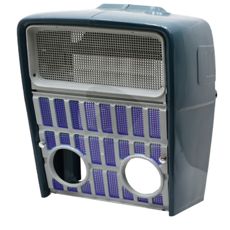 Fremre grill som beskytter motoren mot rusk og forbedrer kjølingen.