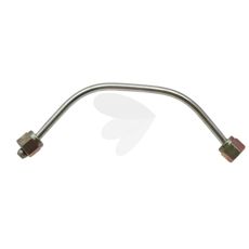 Sprøyterør for effektiv distribusjon av materiale i traktorer.