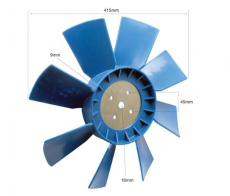 Vifteblad av høy kvalitet for å optimere kjølingen av traktorer.