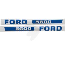 Komplett dekalsett for merking og identifisering av traktorer.