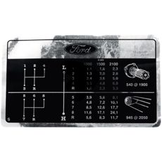 Selvklebende LGF dekal for påhengte kjøretøy og traktorer.