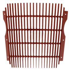 Radiatorgrill for optimal kjøling og ventilasjon i traktorer og maskiner.