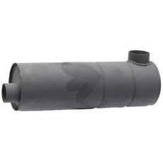 Effektiv lyddemper for å redusere støy fra traktorens motor.