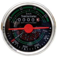 Pålitelig traktormeter for nøyaktig avlesning av hastighet og avstand.