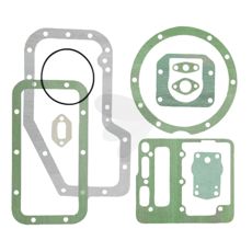 Pakningssett som inneholder flere typer pakninger for reparasjon.