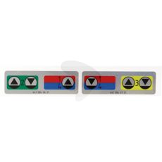 Generell LGF klistremerke, nødvendig for sikker bruk av landbruksmaskiner.