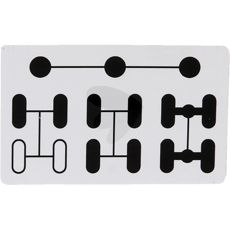 LGF dekal for 4D-bryter, et viktig tilbehør for traktorer og maskiner.