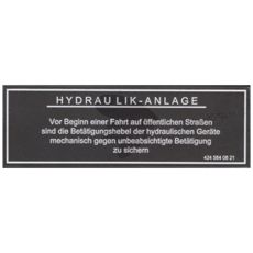 LGF dekal, vesentlig for identifikasjon og sikkerhet på landbruksmaskiner.