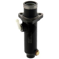 Hovedbremsesylinder med hull for effektiv bremsing i landbruksmaskiner.