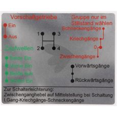 Kretsdiagram klistremerke for LGF, viktig for korrekt maskinhåndtering og sikkerhet.