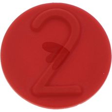 Klips hengselslokk, rød, er en del av sikkerhetsløsningen.