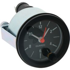 Tidsur med en diameter på 52 mm, designet for 12 Volt system.