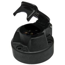 7-pols uttak med 16 flatstiftstilkoblinger, perfekt for traktorutstyr.