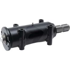 Lagerbukk for stabil montering og støtte av roterende deler i traktoren.