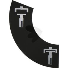 LGF dekal for PTO-bryter, viktig for å øke sikkerheten ved bruk av traktorer.