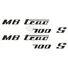 Dekalsett for motorpanser til MB Trac 700 S, venstre og høyre midtbryter.