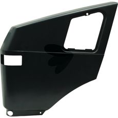 Planke venstre med blinklys ovenfor, sikkerhet og synlighet.