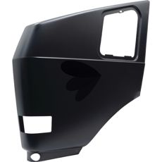 Plank venstre med blinklys nedenfor, for optimal sikt.