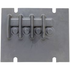 Beskyttende lok for midtbryter og styringsenheter, sikrer lang levetid.