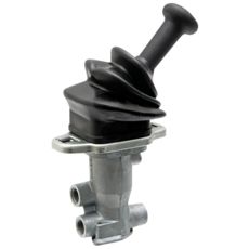 Håndbremseventil designet for å gi sikker bremsing ved arbeid med maskiner.