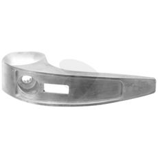 Krommet dørhåndtak for innvendig bruk på traktorer.